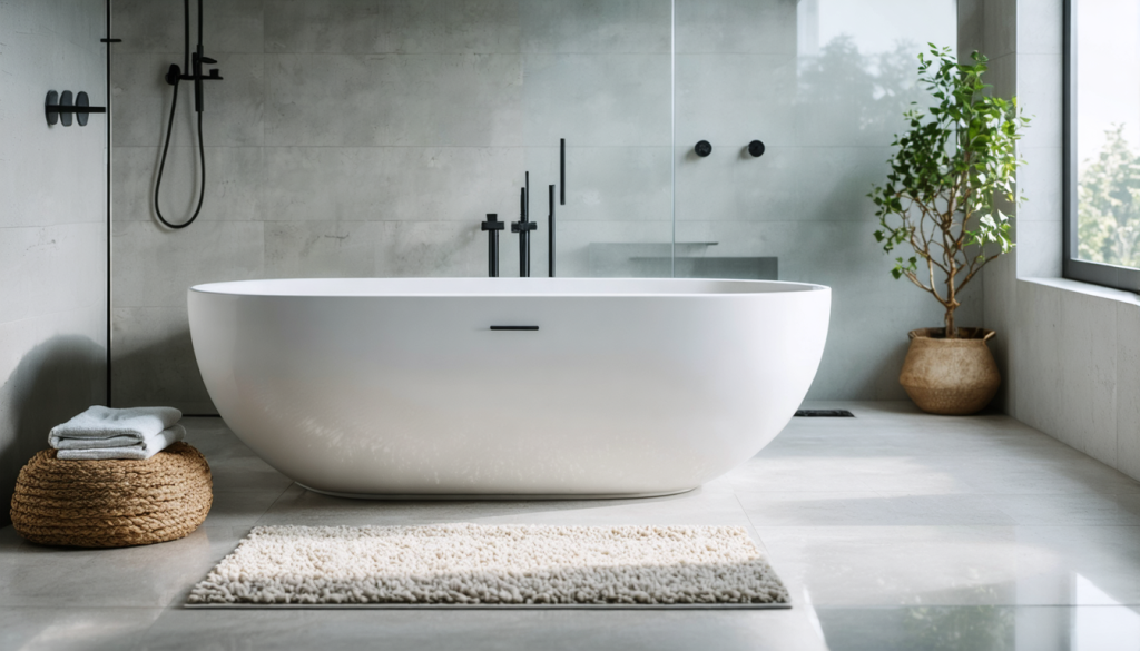 découvrez pourquoi le tapis de bain en diatomite est l'innovation incontournable en 2025 : absorbant, anti-humidité et design moderne pour un confort optimal.